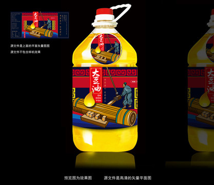 豆油標(biāo)簽