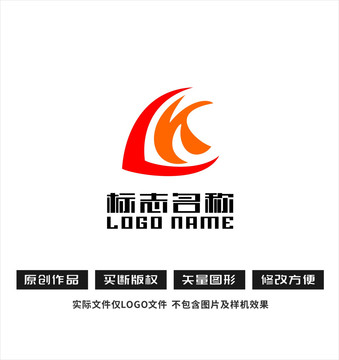LK字母标志匠字logo