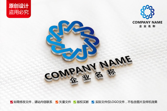 传媒广告公司标志科技logo