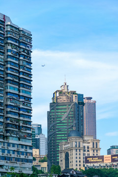 重庆现代城市建筑群高楼大厦