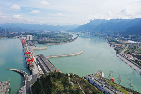 三峡工程风光