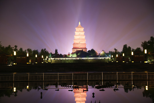 大雁塔夜景