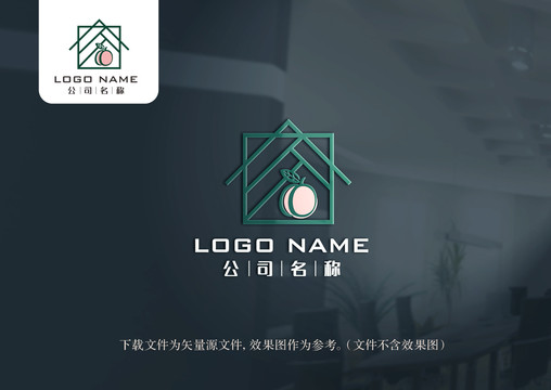 谷桃心logo