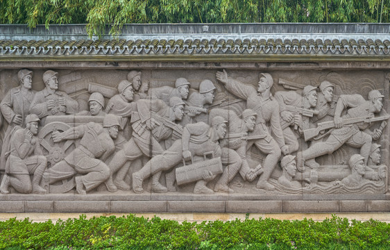 淮海战役纪念墙