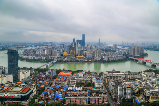 柳州市区全景