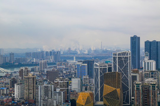 柳州市区全景