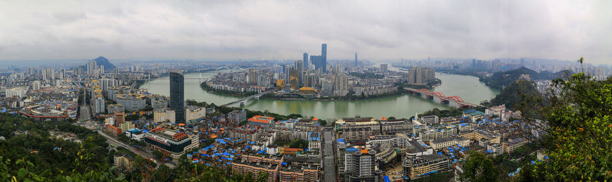 柳州市区全景