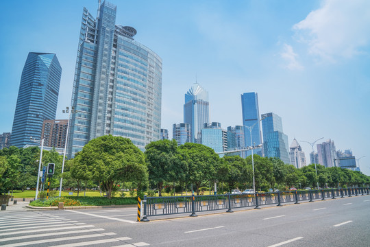 江西南昌市城市风光和建筑桥梁