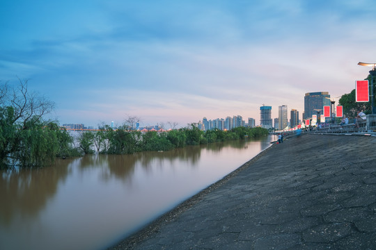 江西南昌市城市风光和建筑桥梁