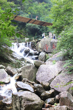 浙江大明山秋游风景