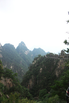 浙江大明山秋游风景