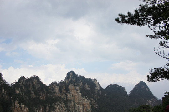 浙江大明山秋游风景