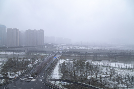 武汉雪景