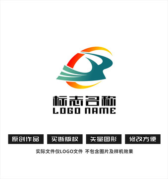 CB字母BC标志飞翔logo