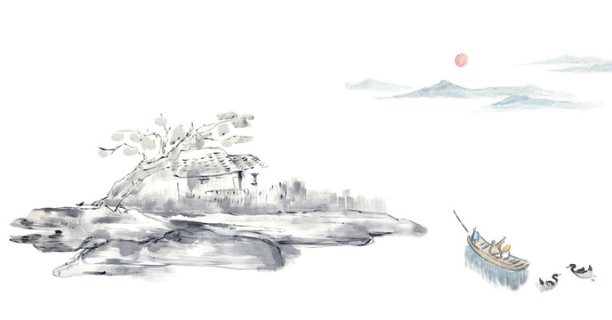 水墨農(nóng)村