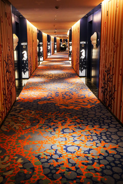 宾馆饭店走廊