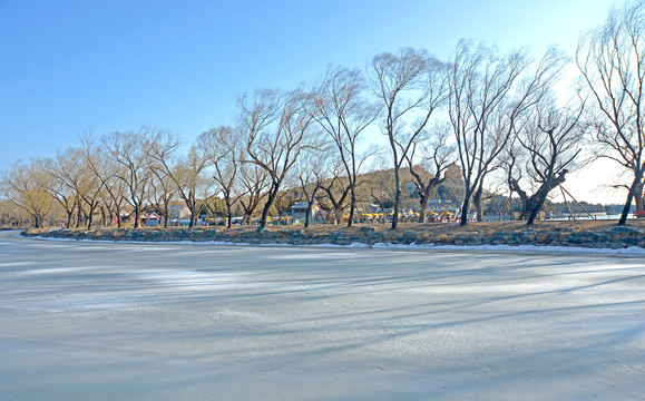 颐和园雪景