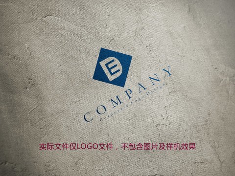 DE字母logo