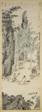 仇英蕉陰結(jié)夏圖