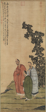 陳洪綬蓮池應(yīng)化圖