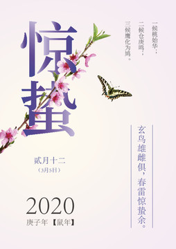 24節(jié)氣之驚蟄海報(bào)