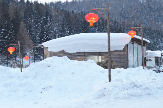 雪乡的冬天