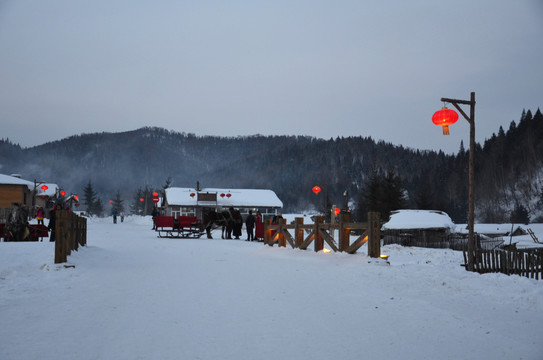 雪乡的冬天