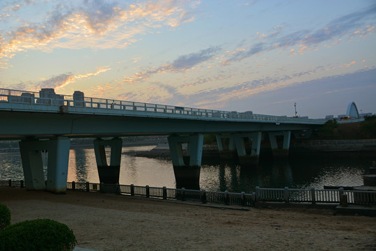 五缘湾桥梁风景