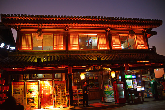 赣州郁狐台宋城夜景