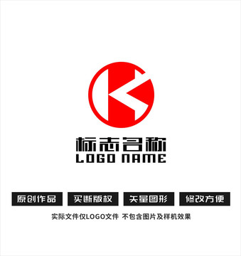 K字母KG标志logo