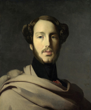 让·奥古斯特·多米尼克·安格尔奥尔良公爵的肖像