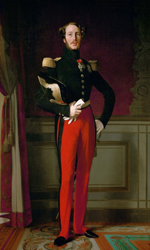 让·奥古斯特·多米尼克·安格尔奥尔良公爵肖像