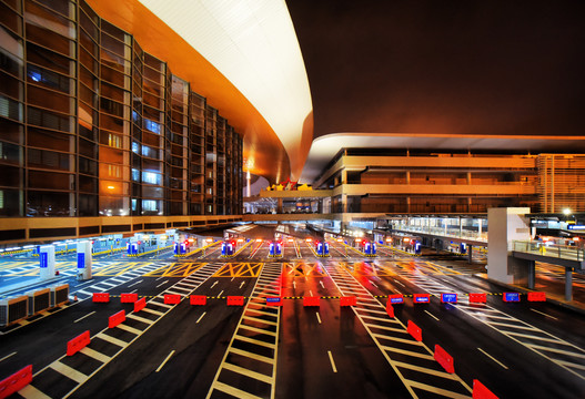 港珠澳大桥珠海公路口岸夜景