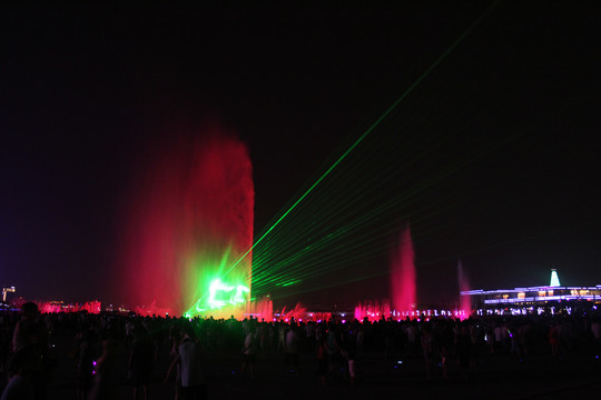 苏州金鸡湖音乐喷泉