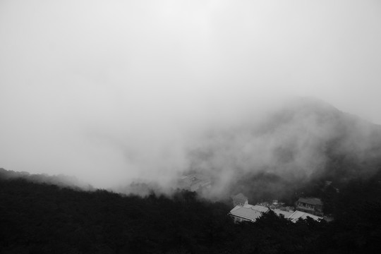 水墨黄山