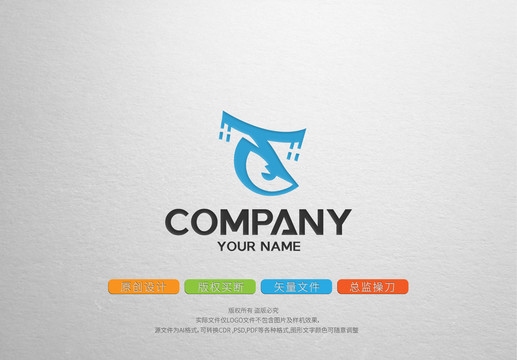 眼睛卡通logo