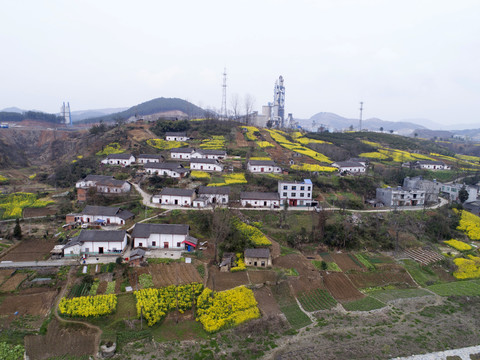 水坪航拍村庄