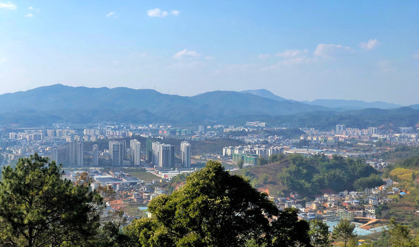 普洱北部全景