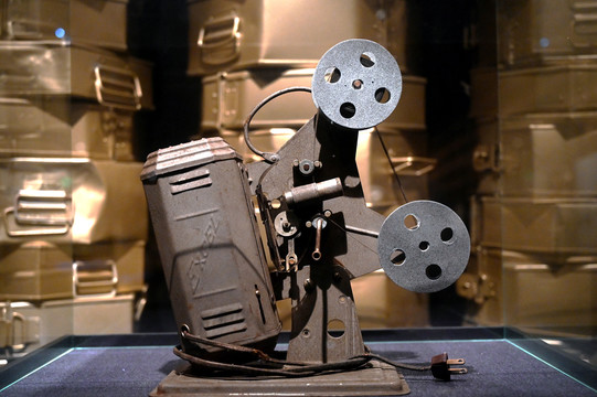 老式古旧电影机