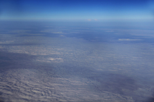 云层云海高空