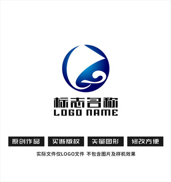 G字母GB标志航海logo