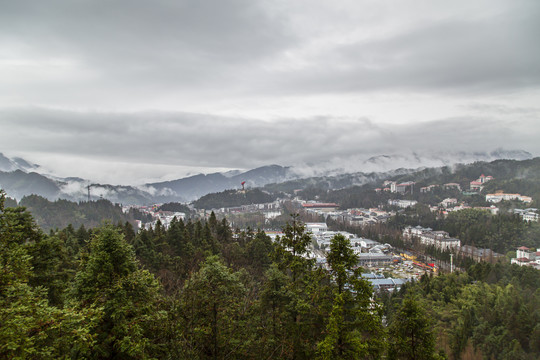 井冈山茨坪全景