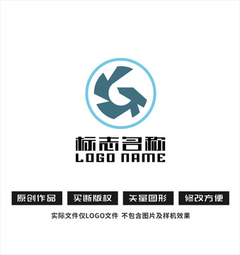 G字母标志科技logo