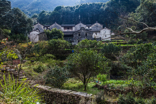 客家故乡小山村