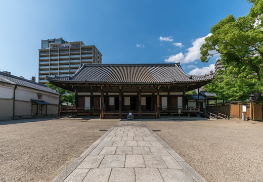 日本大阪四天王寺佛教建筑物