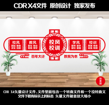 一訓三風文化墻