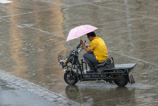 雨中即景