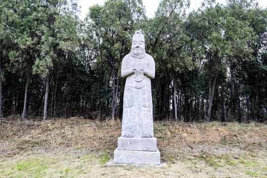 河南巩义永定陵石像生