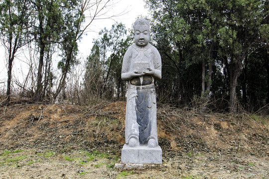 河南巩义永定陵石像生