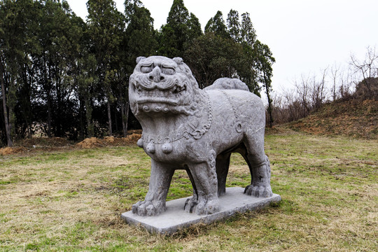 河南巩义永定陵石像生